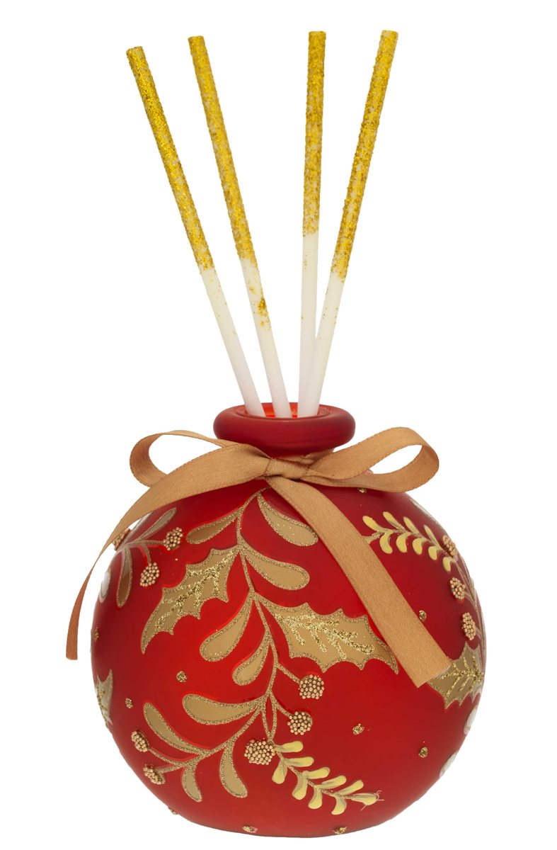 Sfera 10x11 diffusore con led rossa